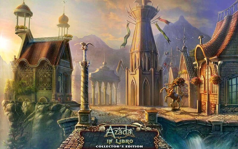 Fantasy Village Scene