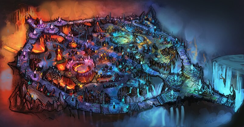 fantasy volcanic realm