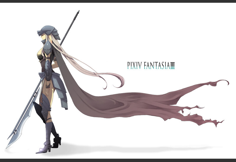 Fantasy warrior character art