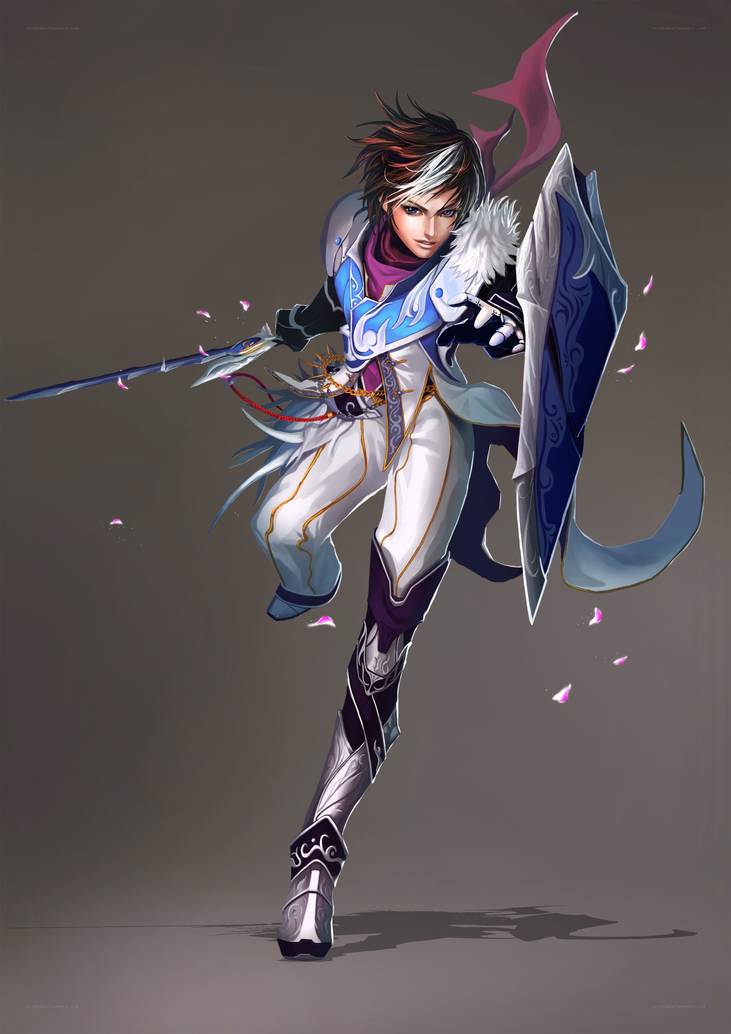 fantasy warrior character art