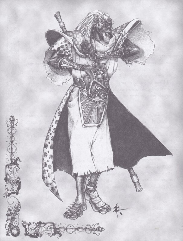 fantasy warrior character design