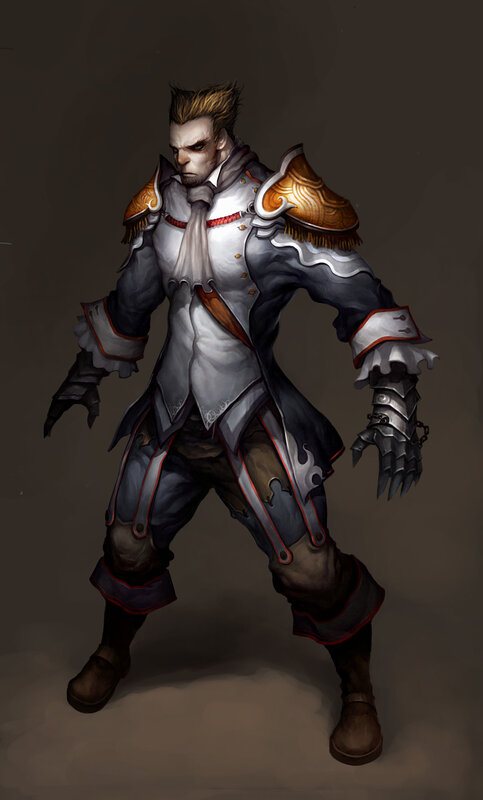 fantasy warrior character
