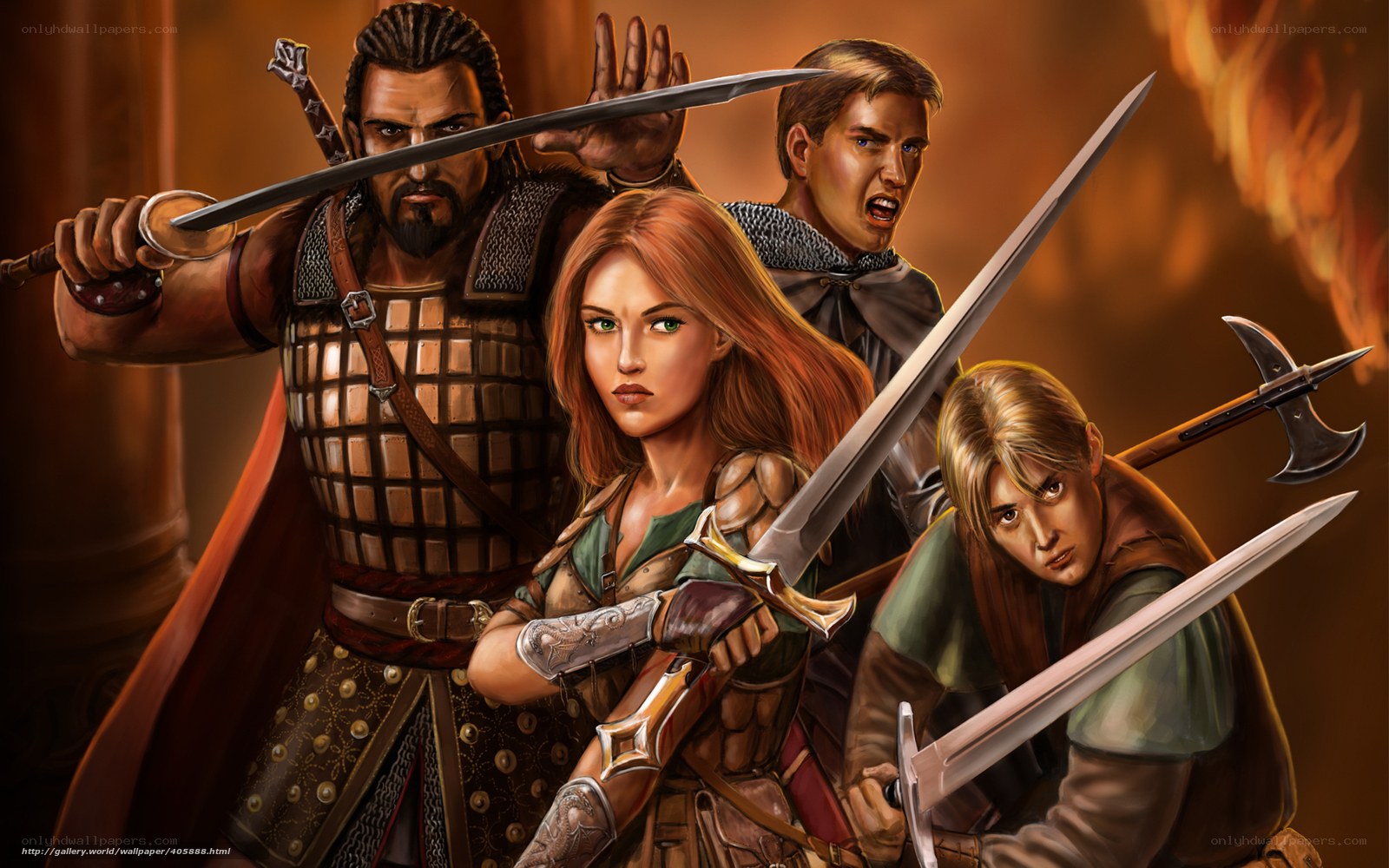 fantasy warrior group