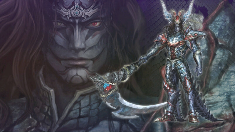 fantasy warrior with axe