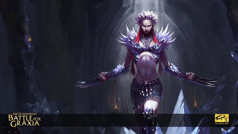 Fantasy warrior with claws
