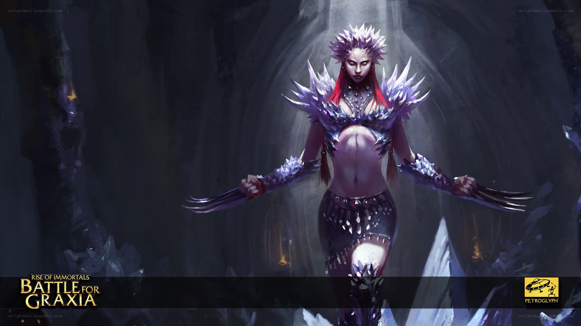 Fantasy warrior with claws