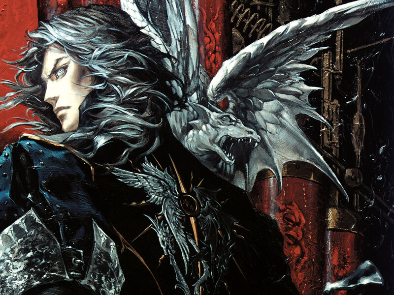 fantasy warrior with dragon