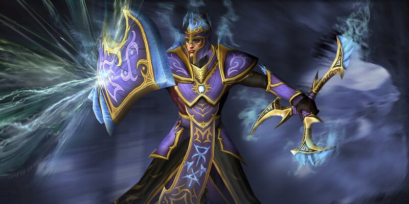 Fantasy Warrior with Shield