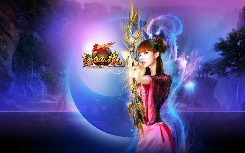 fantasy warrior with staff