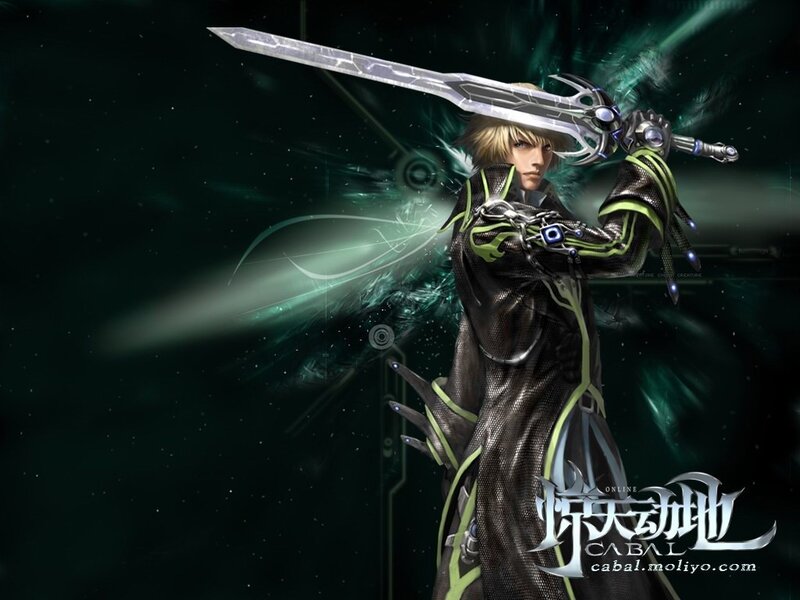 fantasy warrior with sword