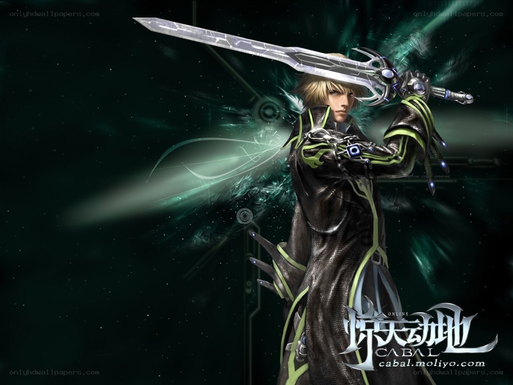 fantasy warrior with sword