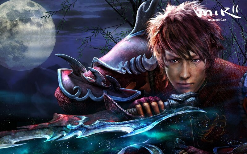 fantasy warrior with sword