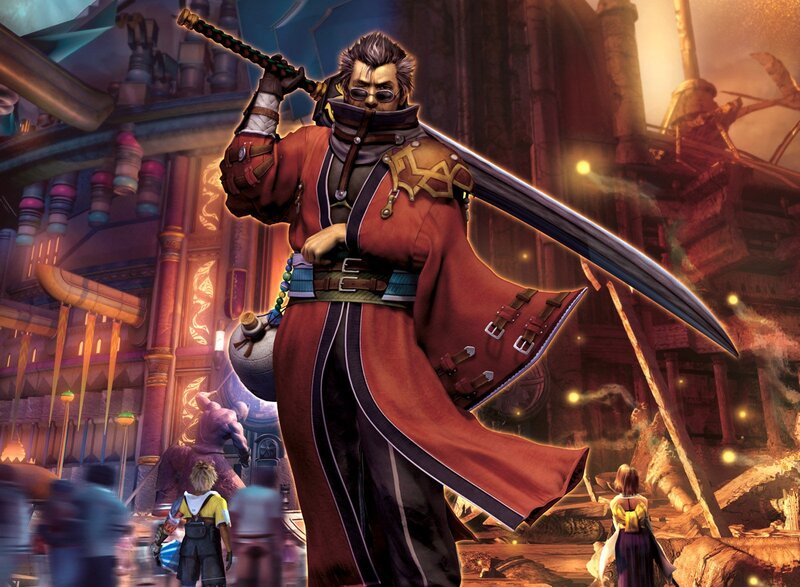 Fantasy warrior with sword
