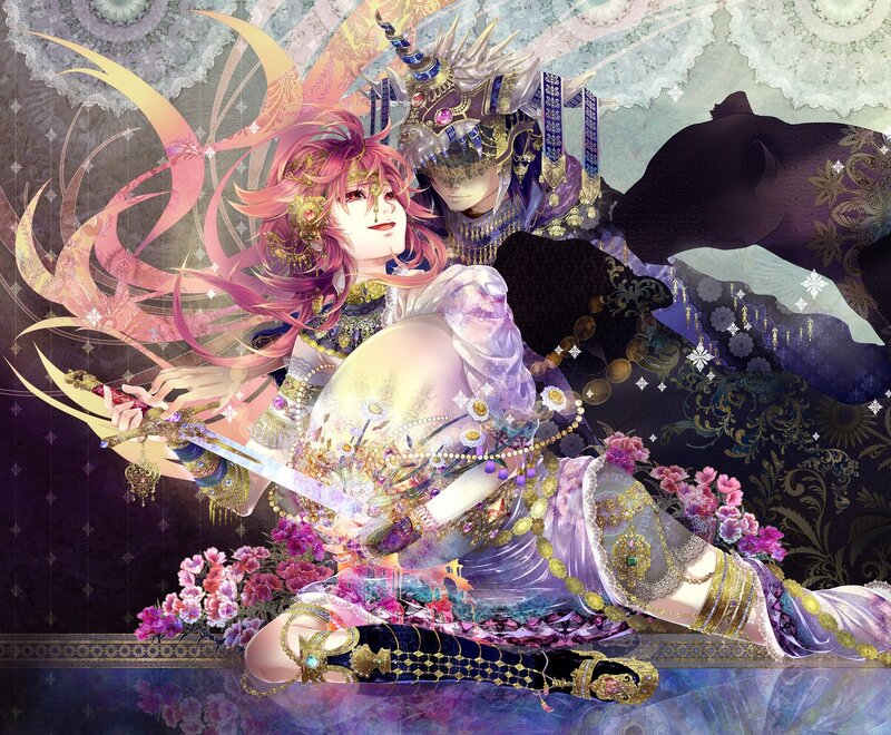fantasy warrior with sword