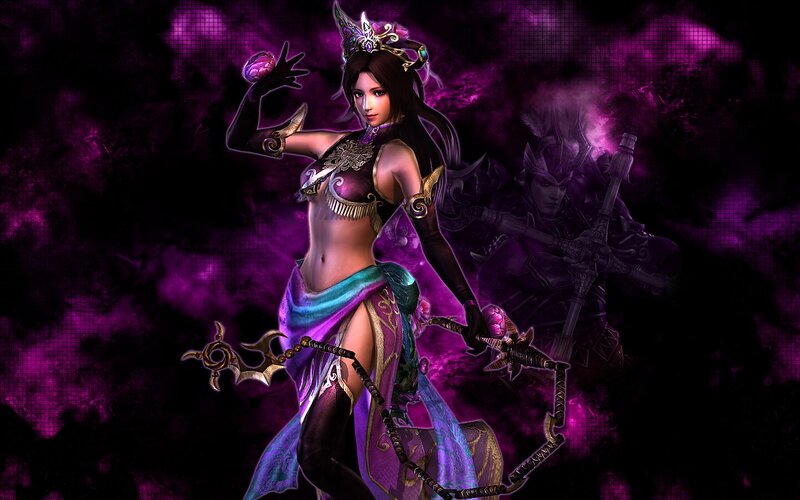 fantasy warrior woman with staff