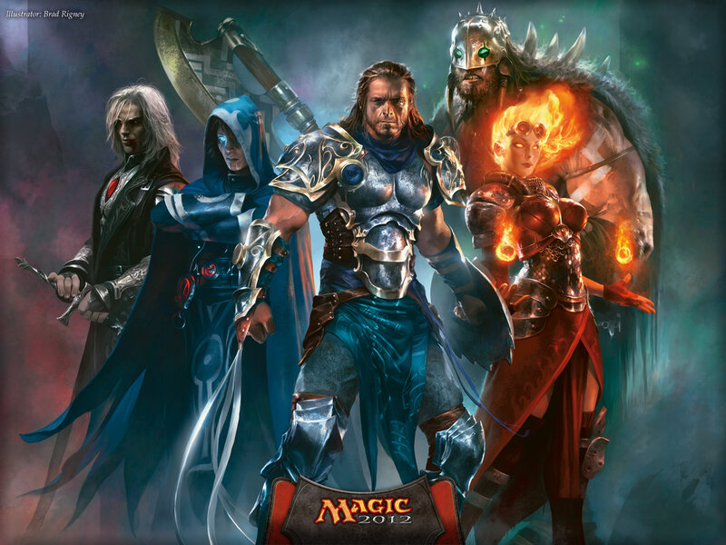 Fantasy Warriors Group — Blue, Dramatic