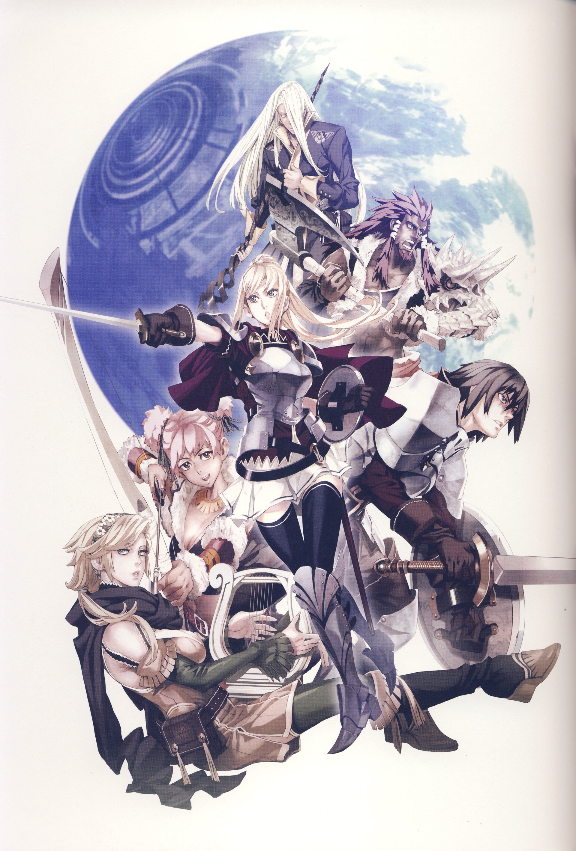 fantasy warriors group portrait