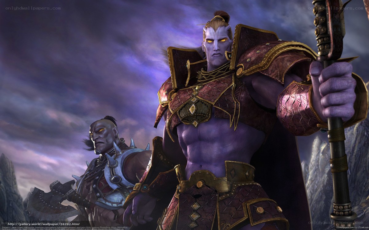 fantasy warriors in armor