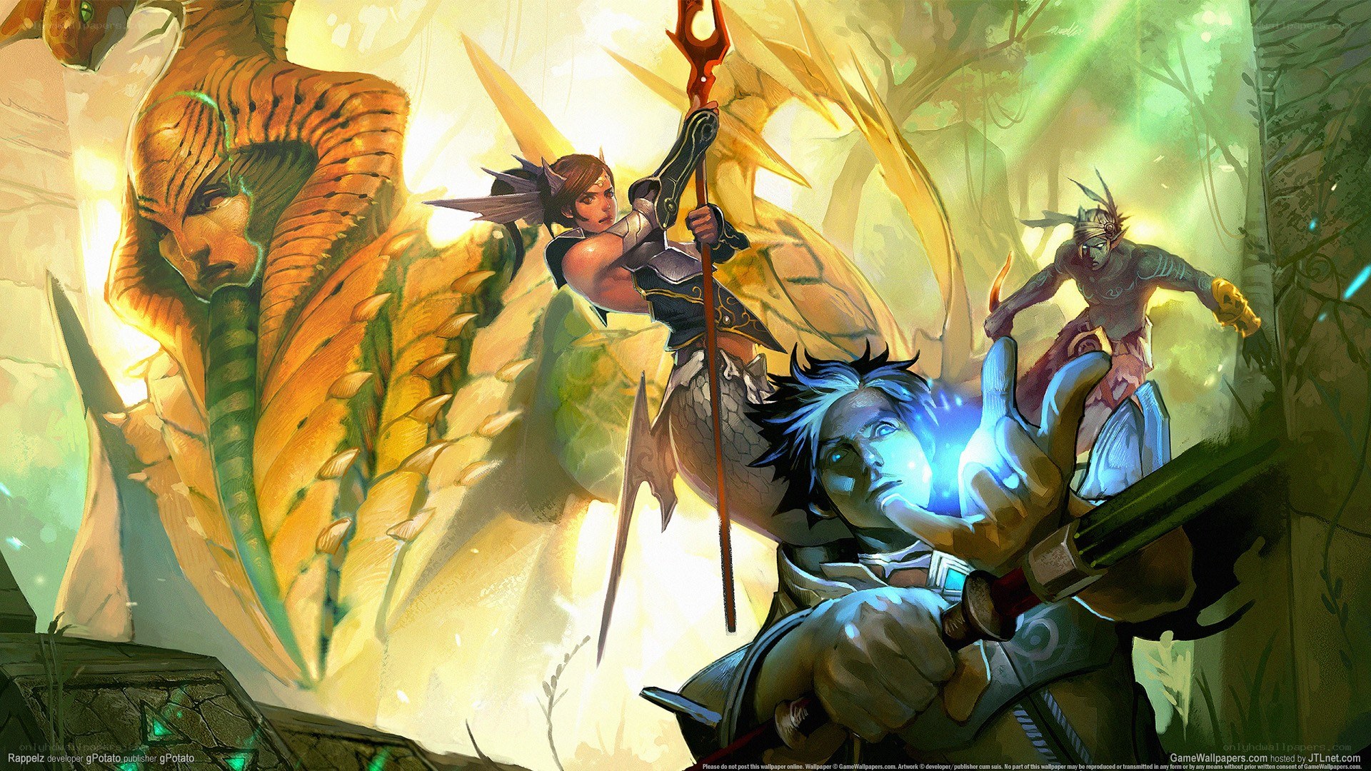 fantasy warriors in battle