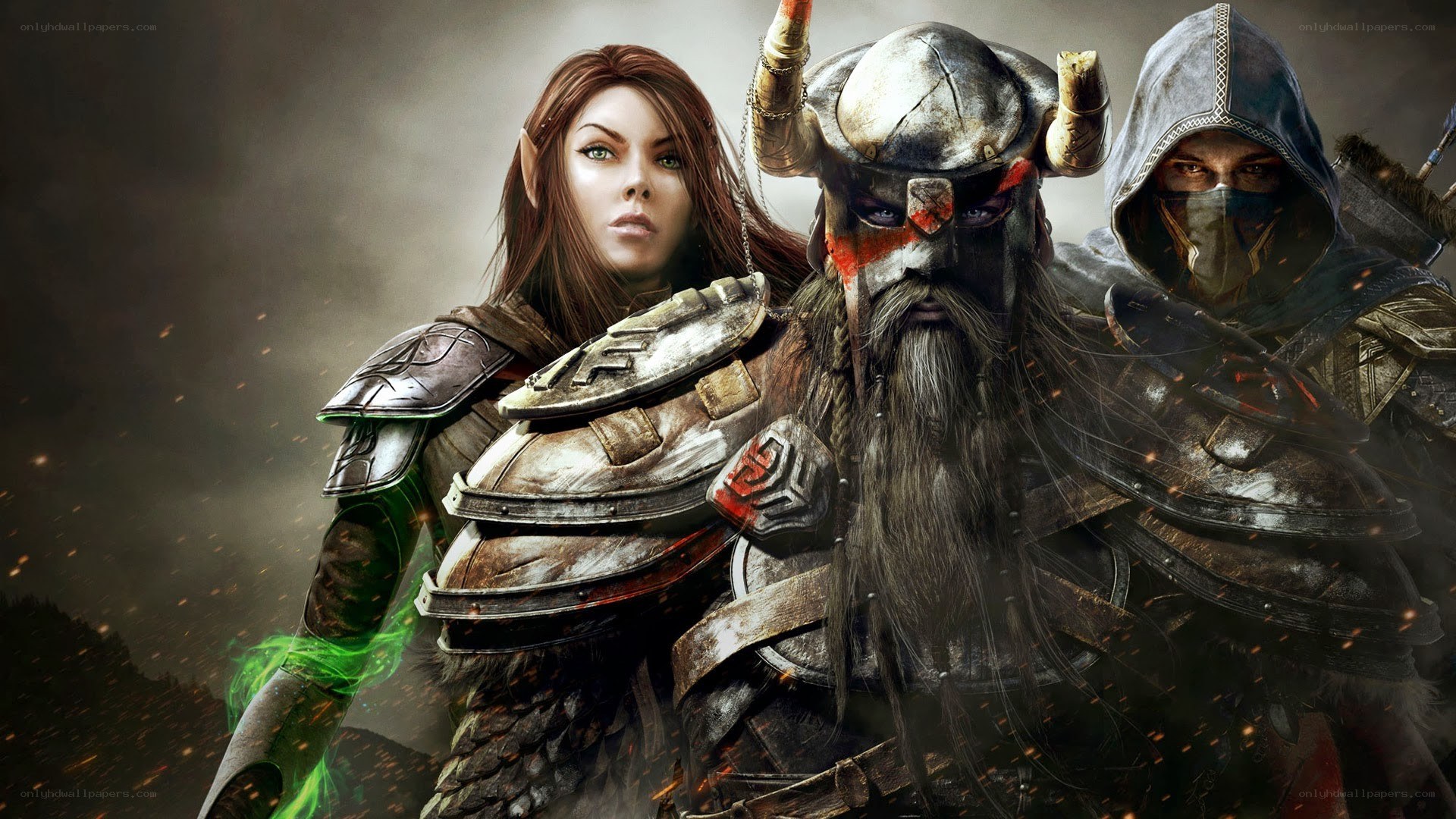 fantasy warriors in battle