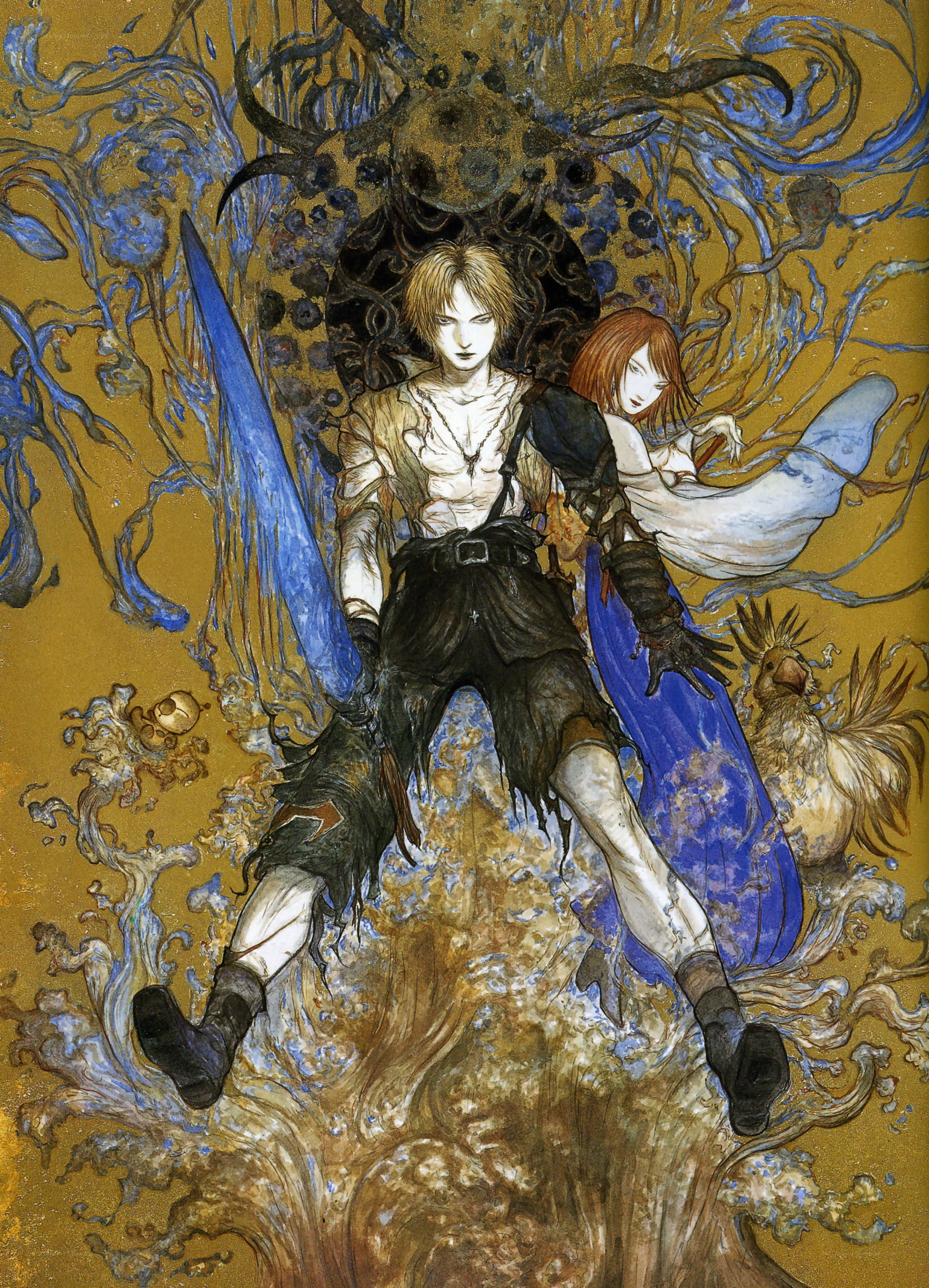 fantasy warriors in battle
