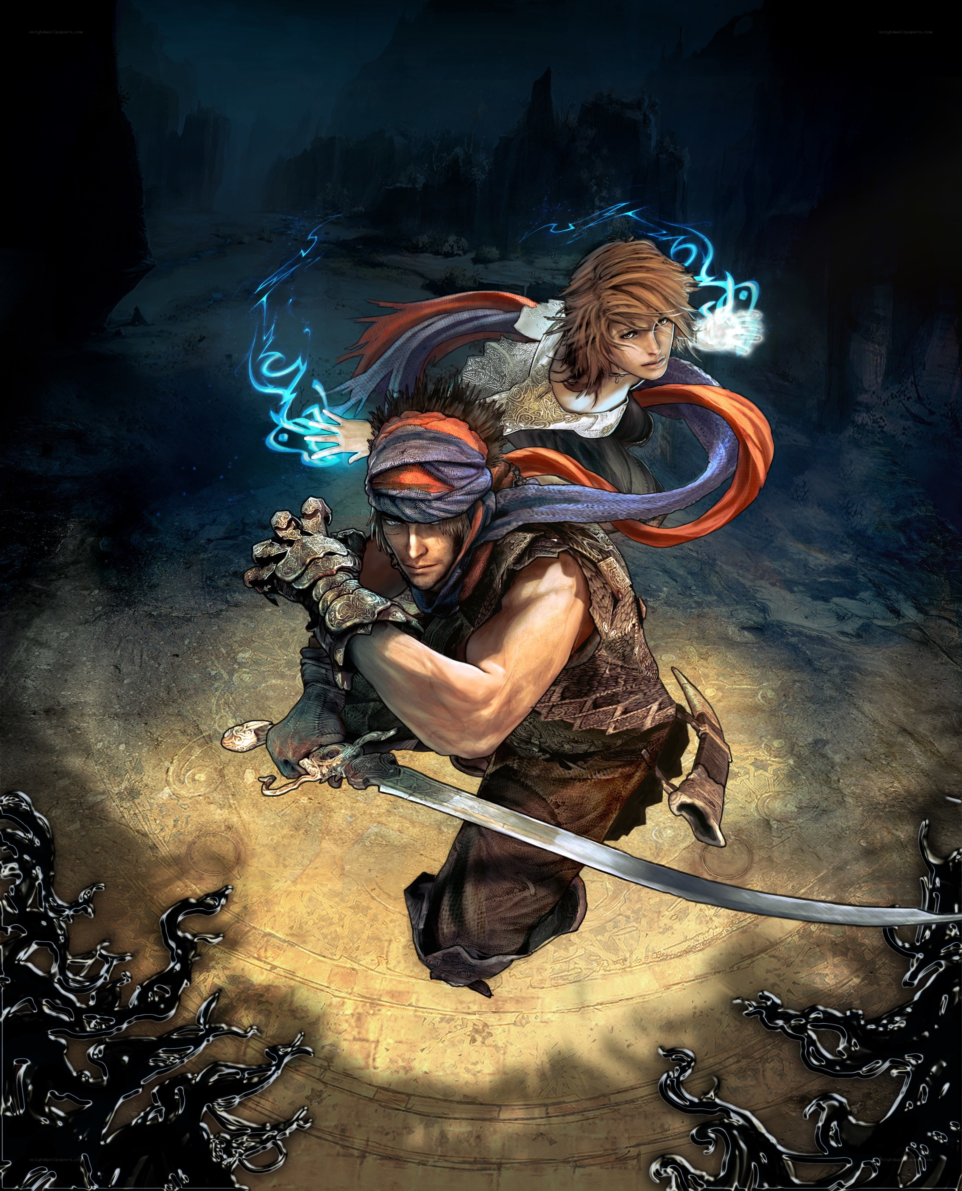 fantasy warriors in battle
