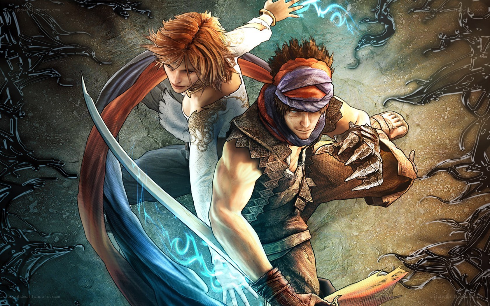 fantasy warriors in battle