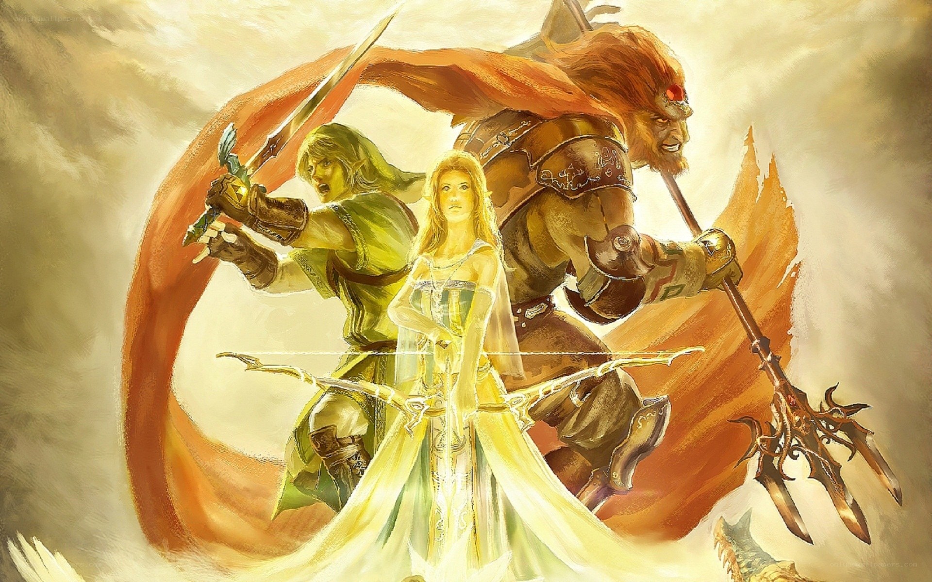fantasy warriors in battle