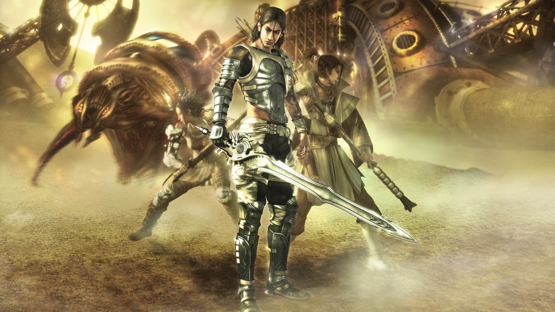 fantasy warriors in battle