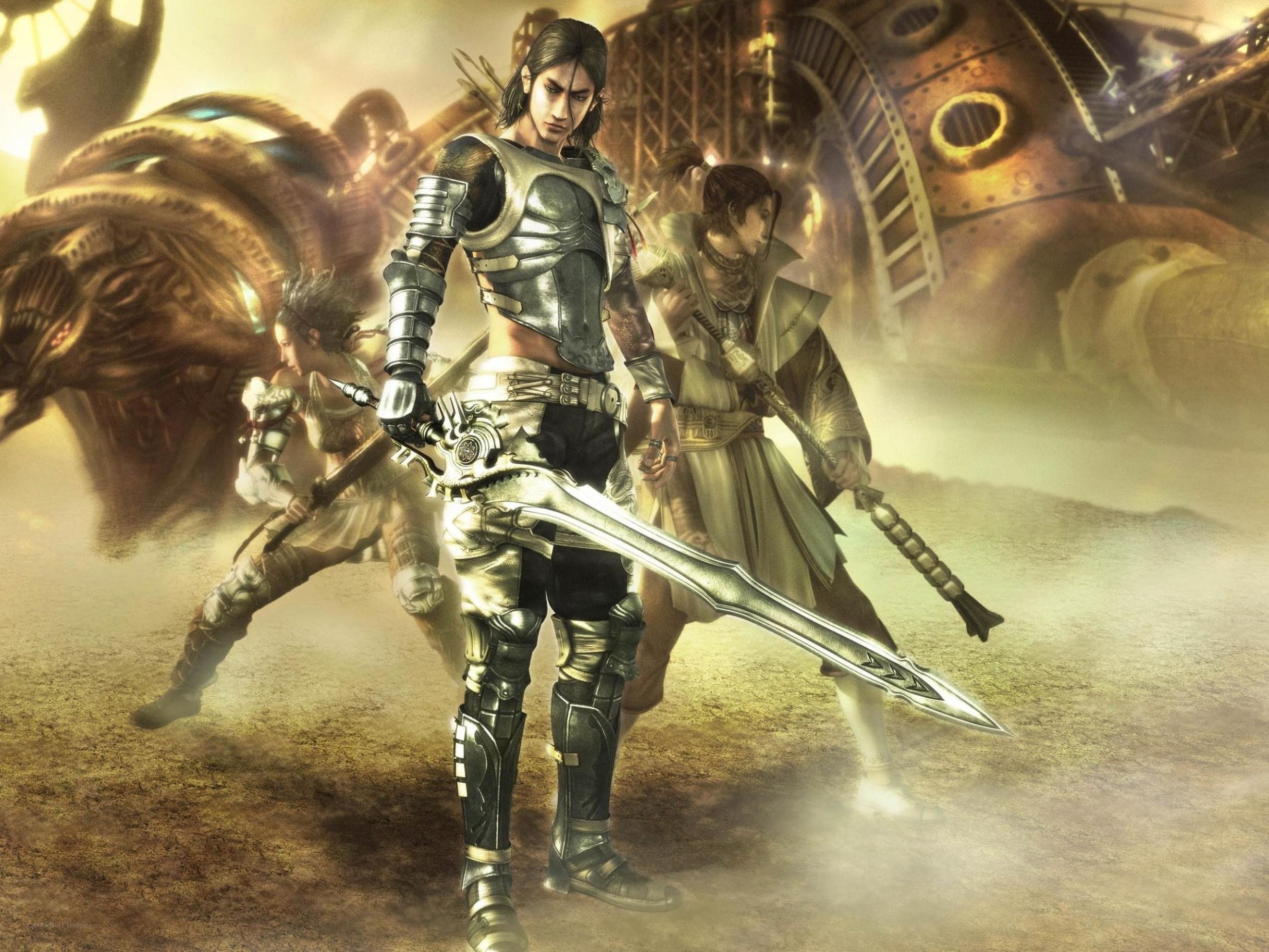 fantasy warriors in battle