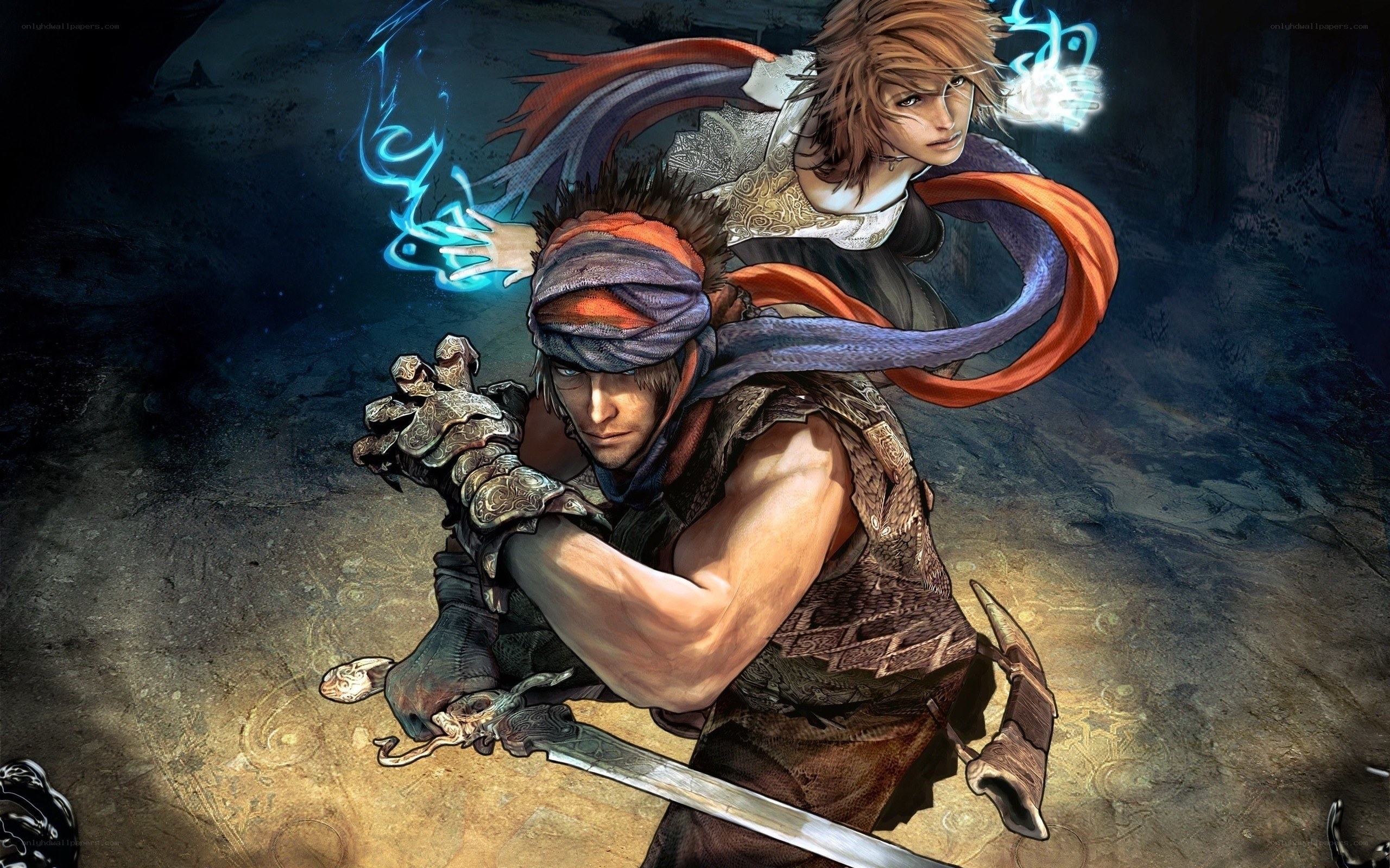 fantasy warriors in combat