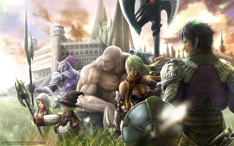 Fantasy Warriors in Field