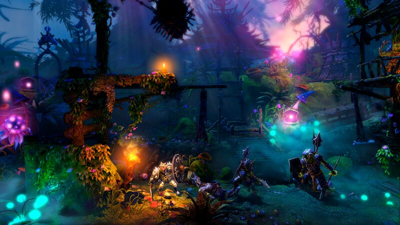 Fantasy Warriors in Jungle — Green