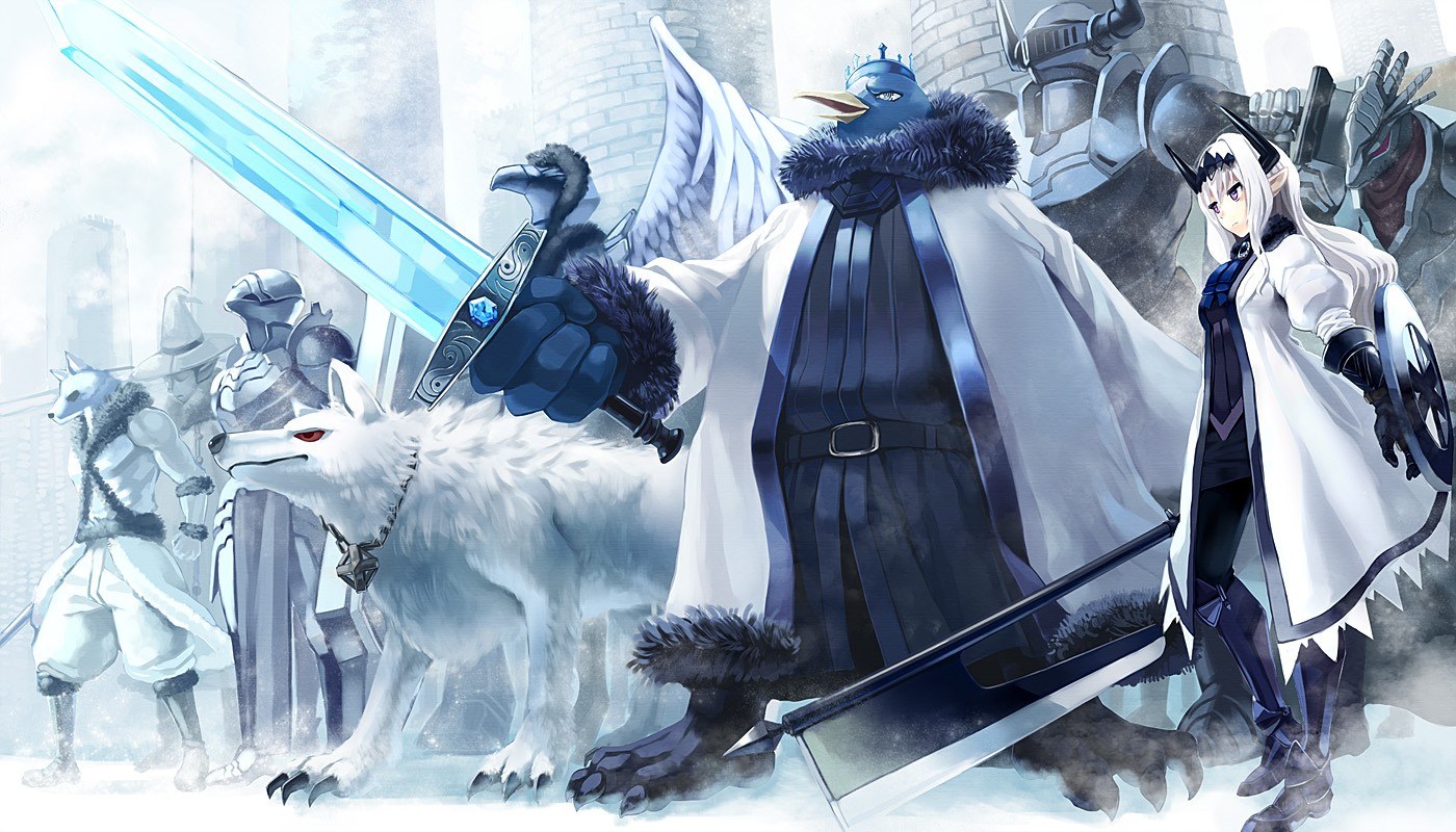 fantasy warriors with swords