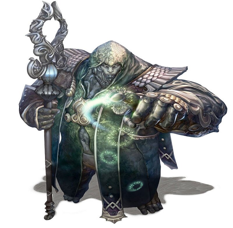 Fantasy Wizard Casting Spell