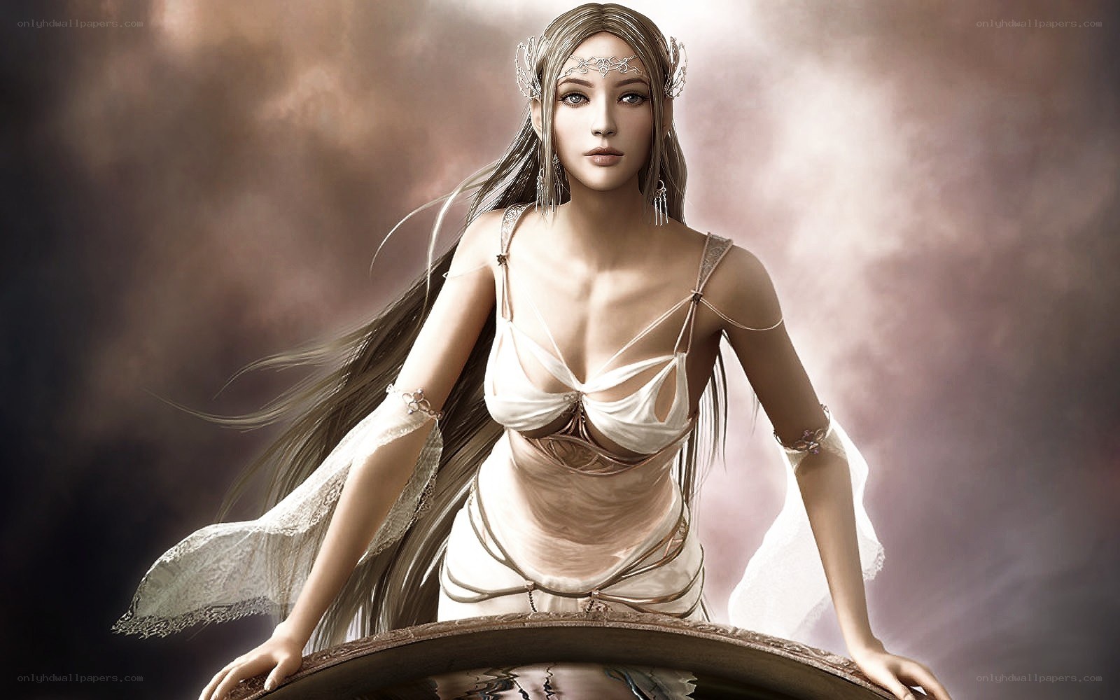 fantasy woman with crown