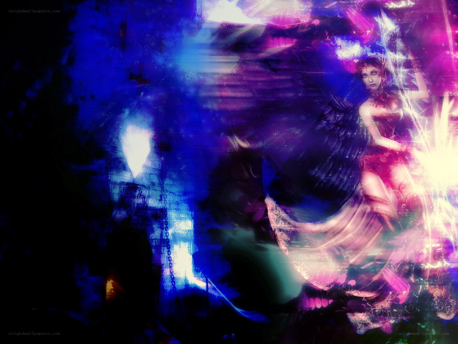 fantasy woman with wings