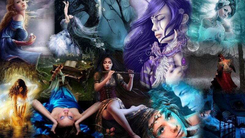 Fantasy Women Collage