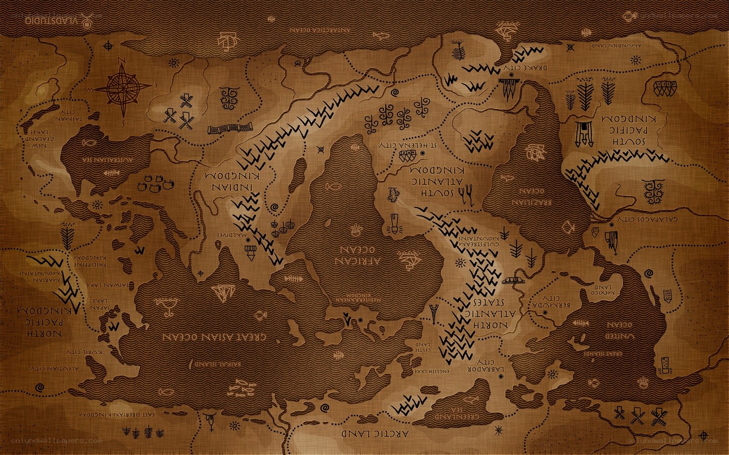 fantasy world map