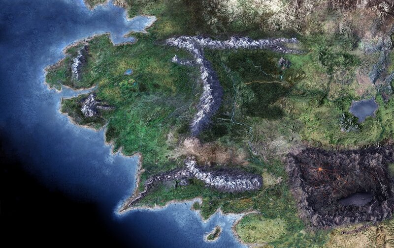 fantasy world map