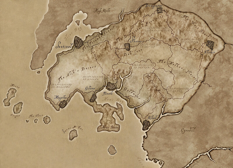 fantasy world map