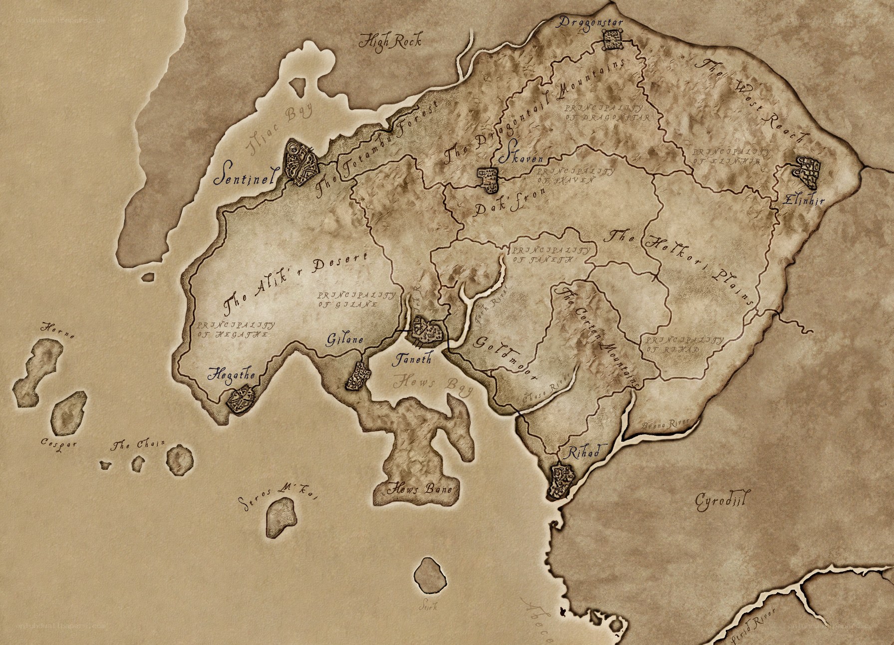 fantasy world map