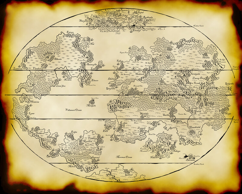 fantasy world map