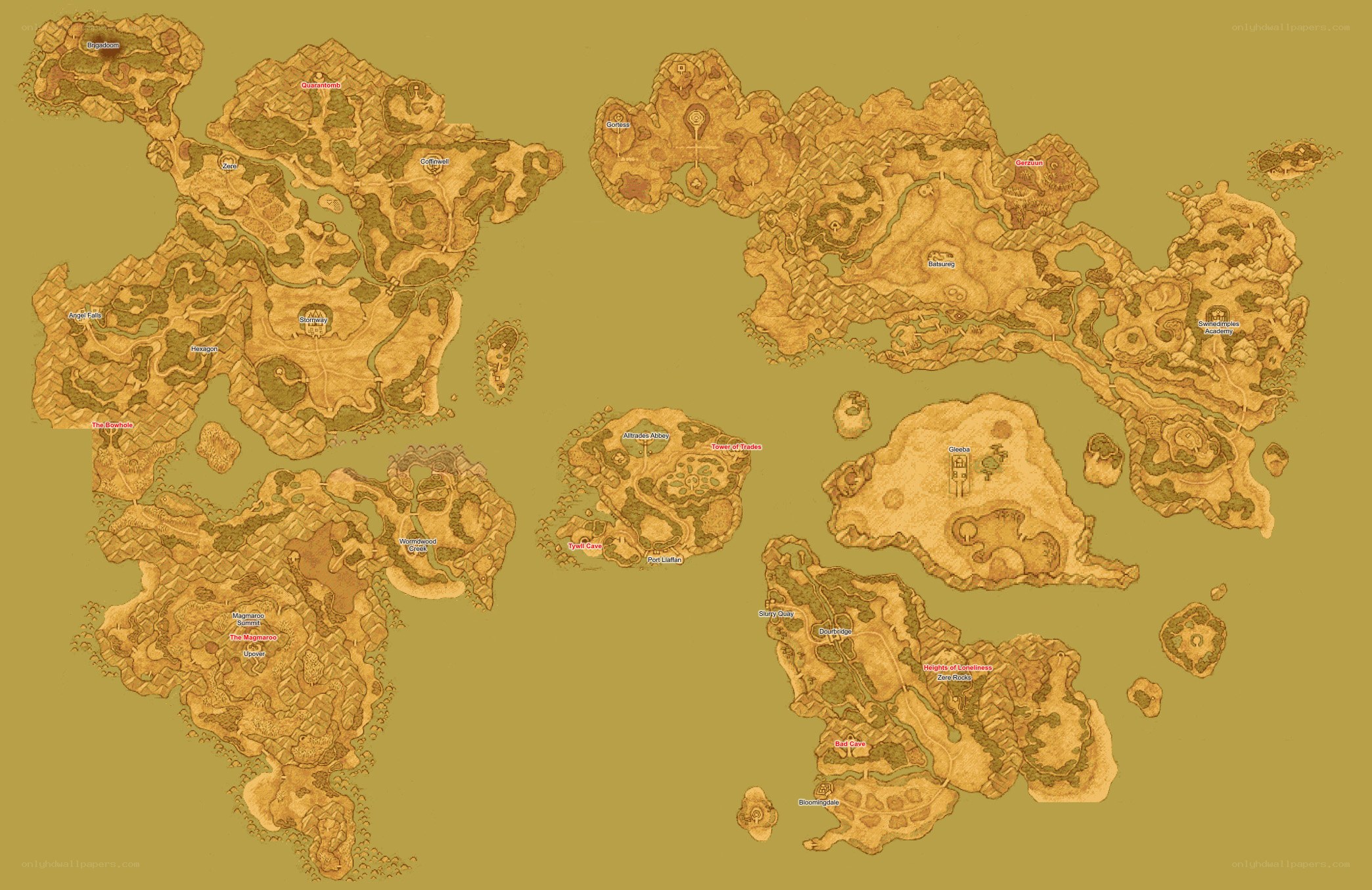 fantasy world map