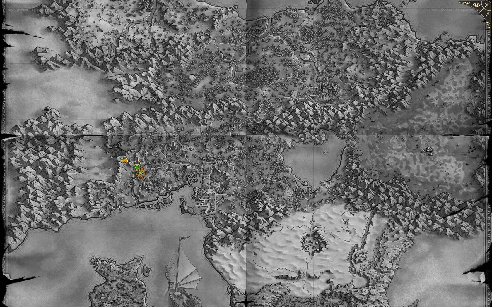 fantasy world map