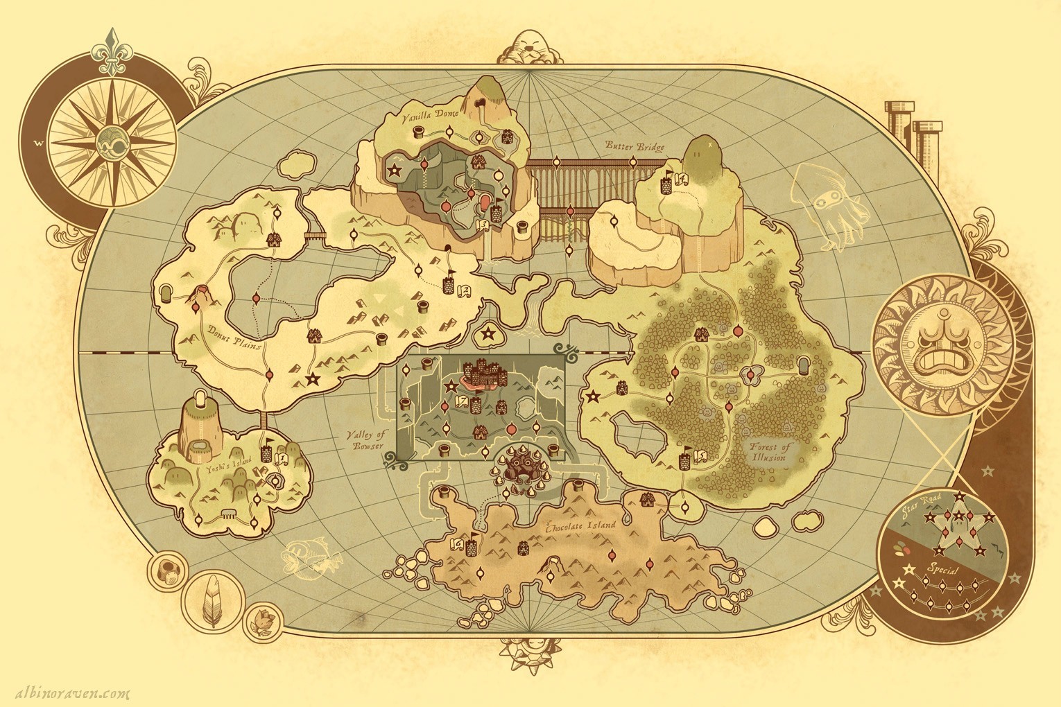 fantasy world map