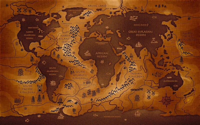 fantasy world map