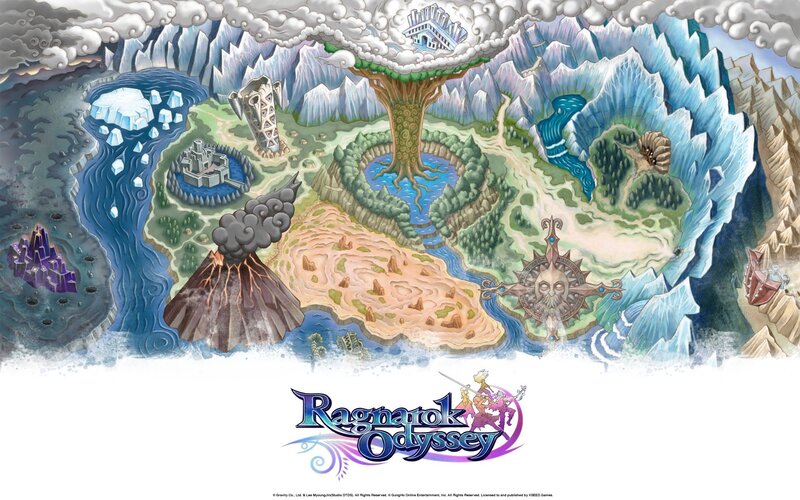 Fantasy World Map — Blue, Epic