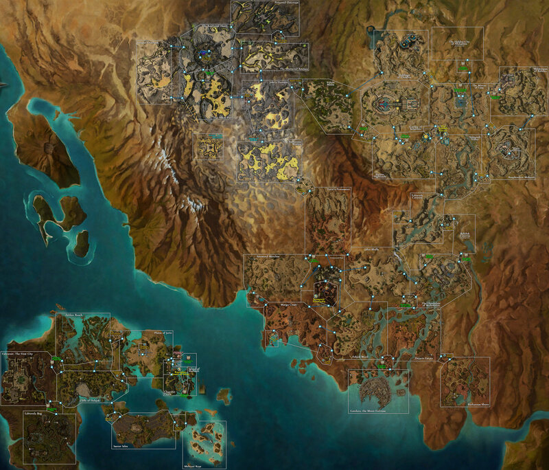 Fantasy World Map — Brown, Exploratory