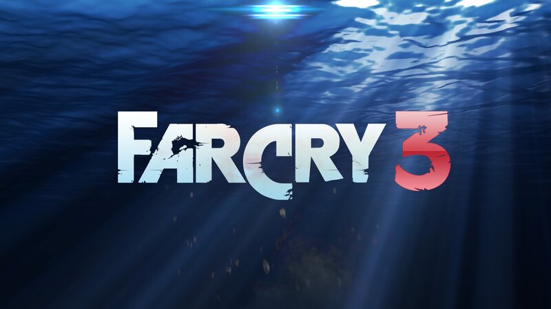 Far Cry 3 underwater title screen